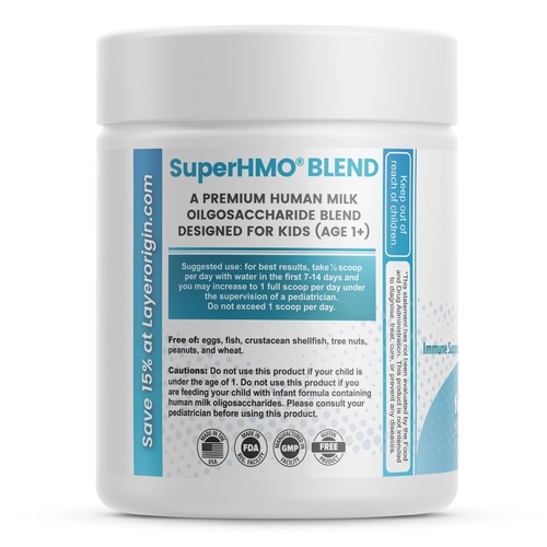 SuperHMO Prebiotic for Kids - 5 HMOs