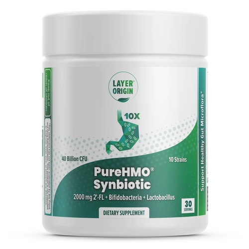 PureHMO Human Milk Oligosaccharide Synbiotic - Prebiotic & Probiotic Combo - Powder
