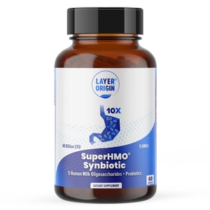 SuperHMO Synbiotic Capsules 5 HMO & 10 Probiotics