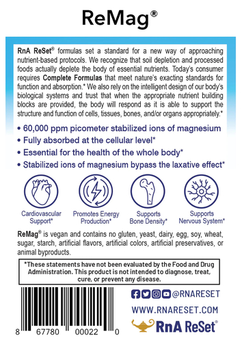 ReMag Liquid Magnesium by Carolyn Dean - 240 ml