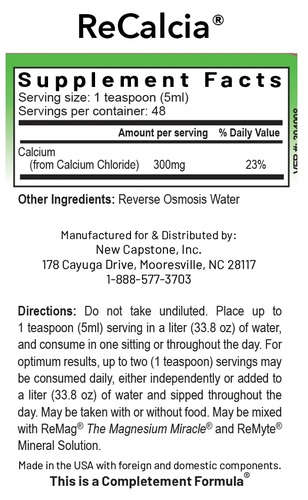 ReCalcia Liquid Calcium - 240 ml